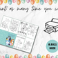 Bluey easter mini coloring