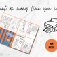 Blippi mini coloring