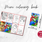 Mario Bros mini coloring