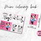 Minnie Mouse mini coloring