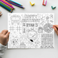 Coco melon  birthday placemat