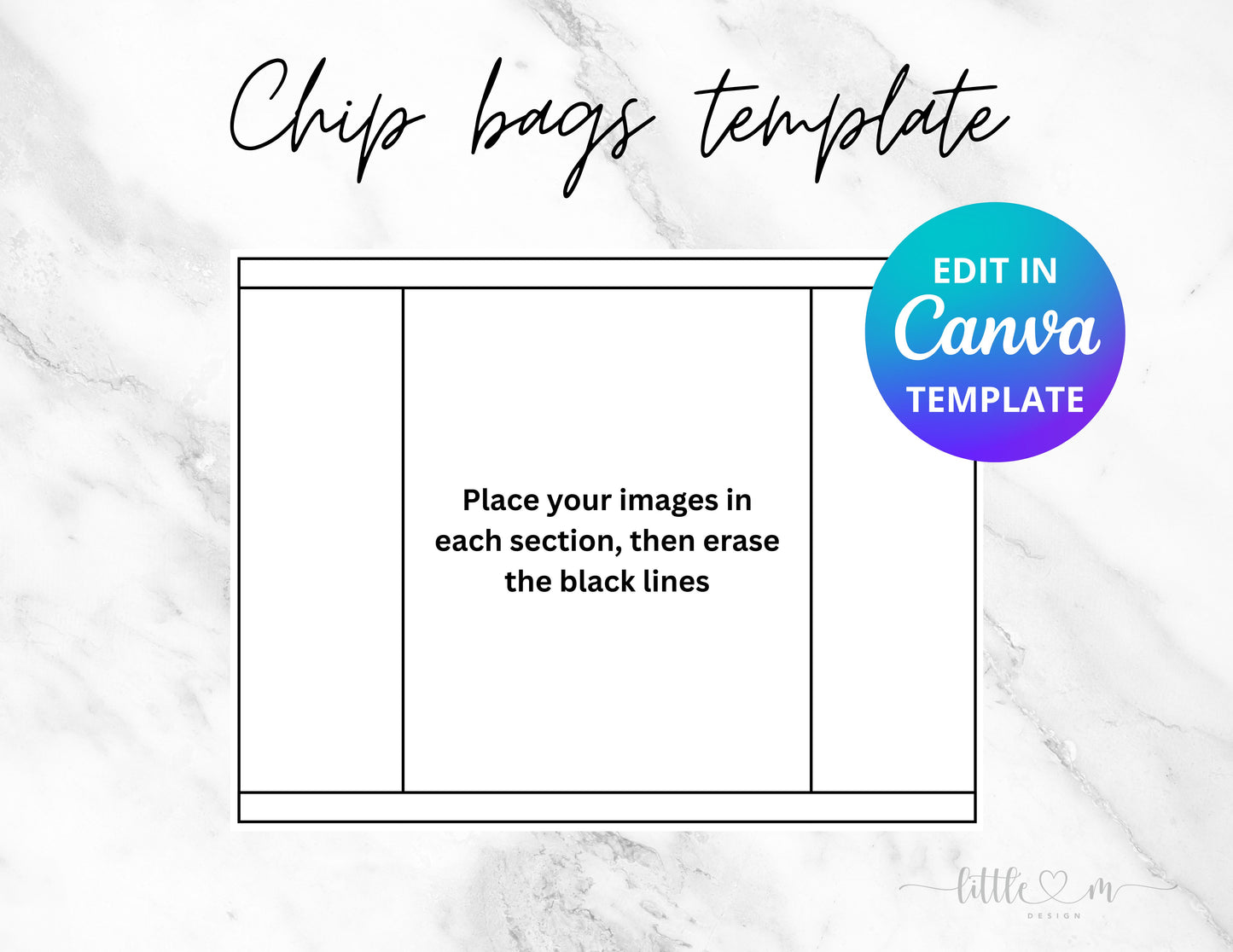 Chip bags template